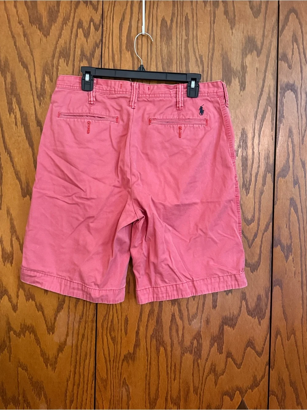 Polo Ralph Lauren Relaxed Fit Pink Chino Shorts Men's 33 Cotton